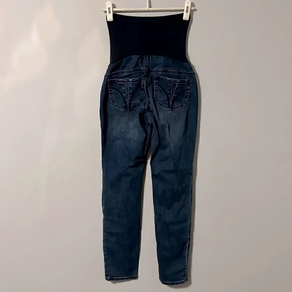 Womens’ Indigo Blue Maternity Jeans Size M